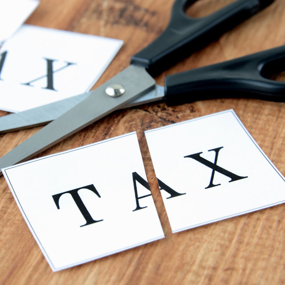 Business concepts, cutting tax stock photo Alabama News