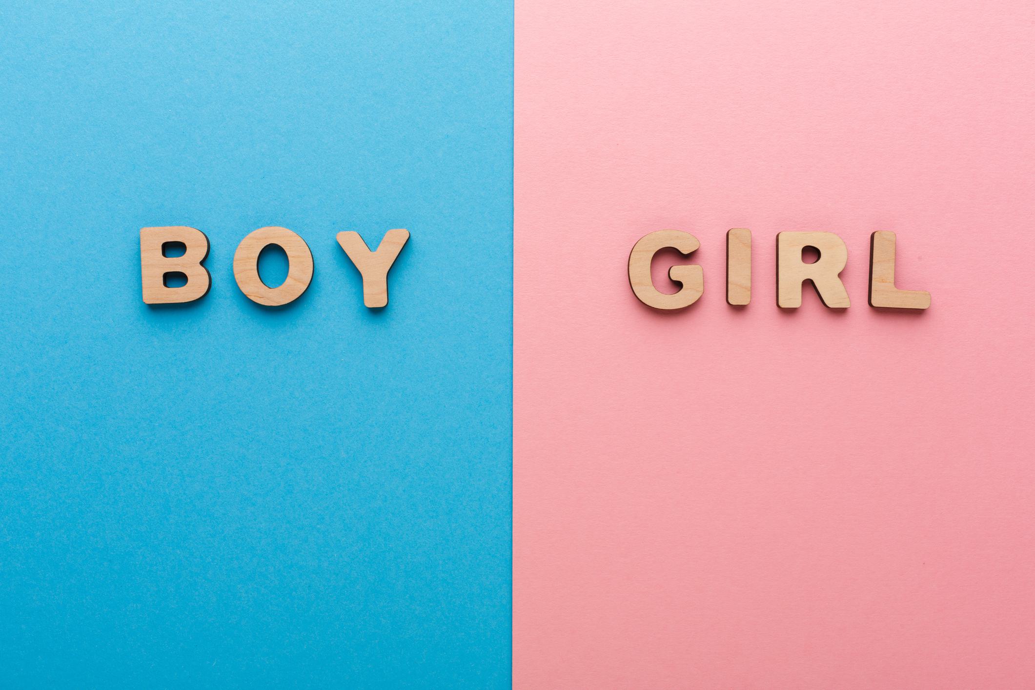 Boy. Girl. Gender.