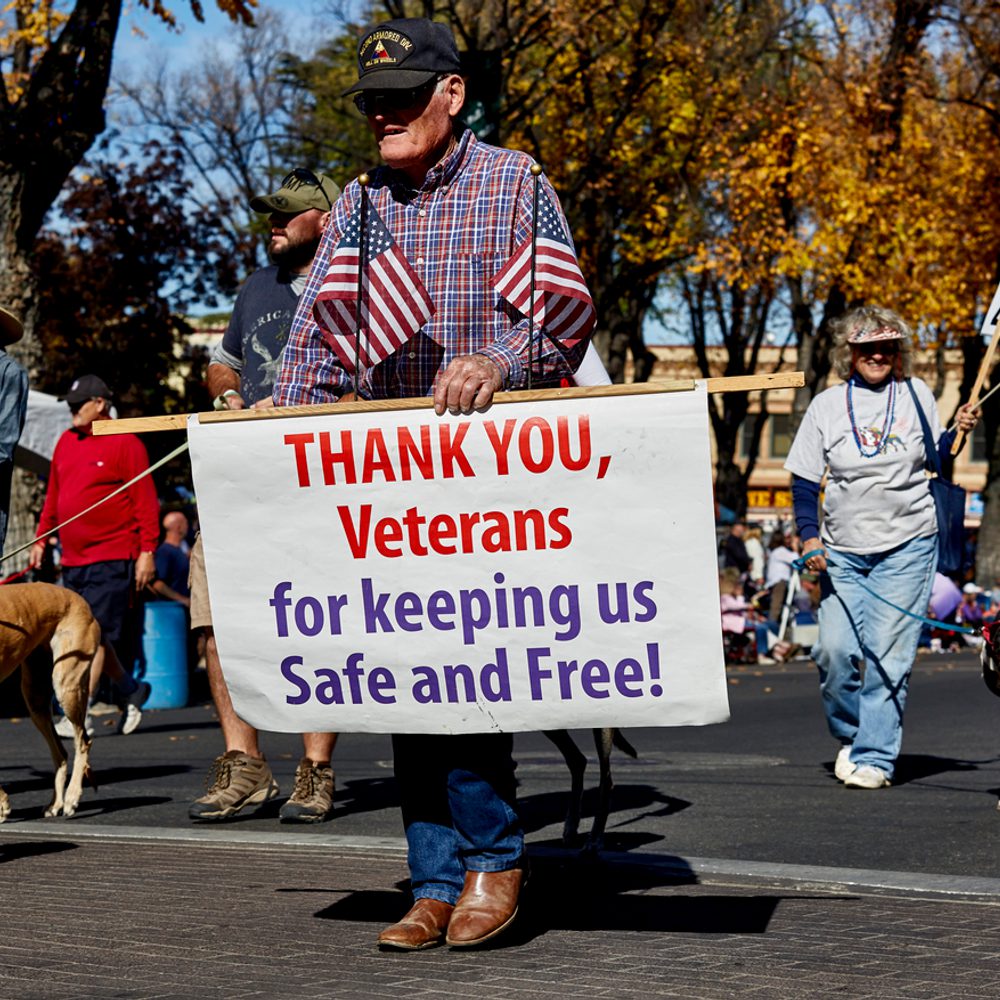 Car Club in Veterans Day Parade stock photo, vets Alabama News