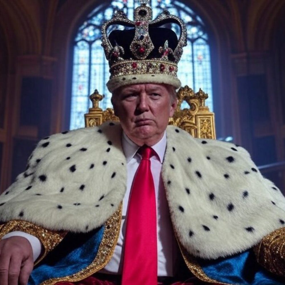 Donald Trump as king AI Alabama News