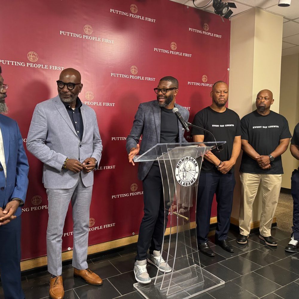 Randall Woodfin 2025 announcement first day of school Alabama News