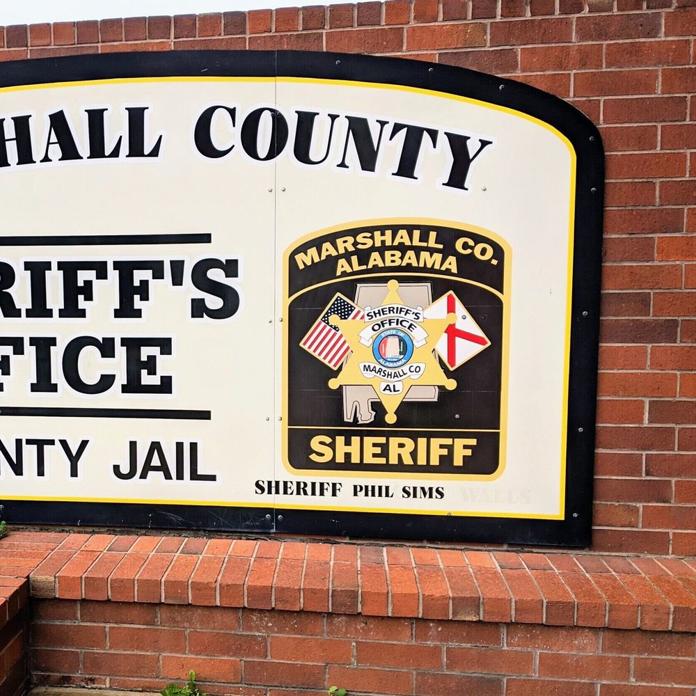 Marshall county sheriffs office jail sign Alabama News