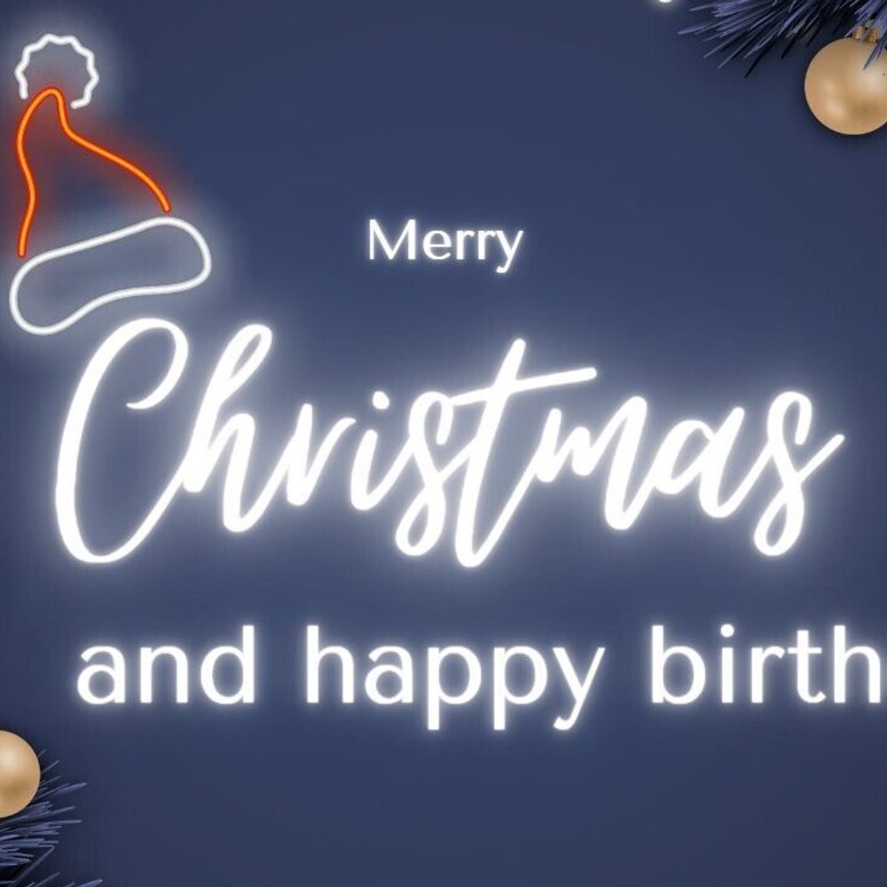 Merry Christmas and happy birthday card Alabama News