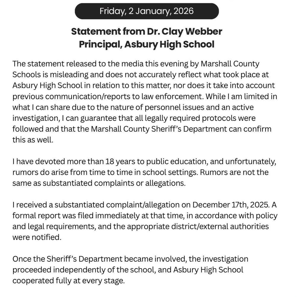 Webber statement Alabama News